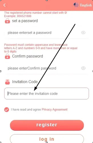 enter invite